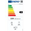 Beko BCSA285K4SN fehér, alulfagyasztós, beépíthető, Hűtő:193L, Fagyasztó:78L, hűtőszekrény