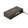 Gembird DAC-WPC-01 vezeték nélküli fekete digitális ébresztőóra