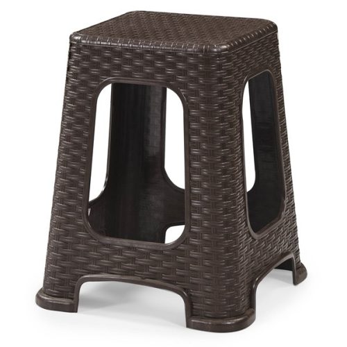 IRIS GF-400BR Star barna rattan zsámoly 35x35x46cm