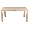 IRIS GF-800C ORIGINAL CAPPUCCINO műanyag kerti asztal rattan 90x150cm