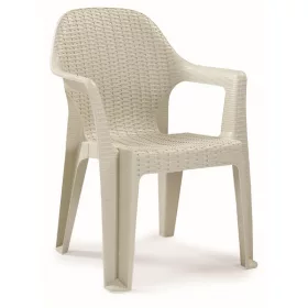   IRIS GF-900C Polo CAPPUCCINO műanyag rattan karfás kerti szék