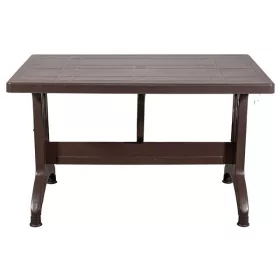 IRIS GF-1000BR Stable barna műanyag asztal 70x120cm