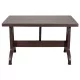 IRIS GF-1000BR Stable barna műanyag asztal 70x120cm