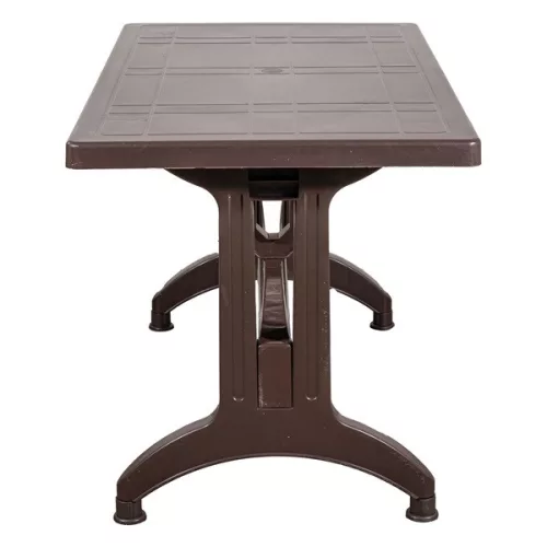 IRIS GF-1000BR Stable barna műanyag asztal 70x120cm