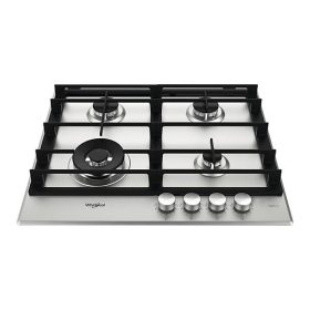   Whirlpool GMWL 628/IXL EE inox, beépíthető, gáz, főzőzóna: 3 +1 wok égőfej, beépíthető méret: 56cm, főzőlap