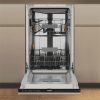 Whirlpool WH6IC11BS7LSA0 inox, programok száma: 9, keskeny beépíthető, 11 terítékes mosogatógép 