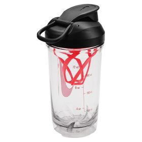 Nike 25 101.2242.912.16 átlátszó piros shaker kulacs