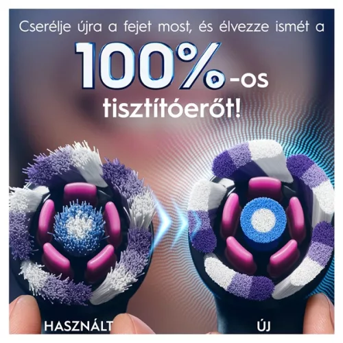 Oral-B iO Radiant White 4 db-os RB fogkefefej szett - új