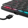 White Shark GK-006131-B/BR-US Nagamaki US fekete (brown switch) gamer billentyűzet