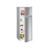 Liebherr CTPele231-26 inox, felülfagyasztós, Hűtő:190L, Fagyasztó:44L, Smartfrost hűtőszekrény
