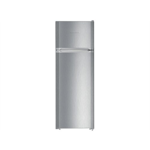 Liebherr CTPele251-26 inox, felülfagyasztós, Hűtő:219L, Fagyasztó:52L, hűtőszekrény