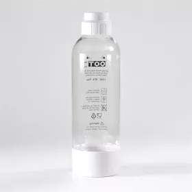   TOO SODA BOTTLE-M-100-W Újrafelhasználható fehér BPA mentes palack szódagéphez, 1 literes