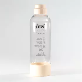  TOO SODA BOTTLE-M-100-B Újrafelhasználható bézs BPA mentes palack szódagéphez, 1 literes