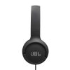 JBL Tune520C USB-C vezetékes mikrofonos fekete fejhallgató