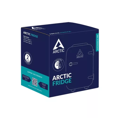 Arctic FRIDGE (EU) sötétkék, egyajtós, Hűtő:4L, mini hűtőszekrény