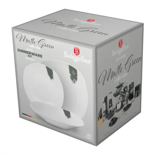 Berlinger Haus BH/10205 18 részes zöld étkészlet