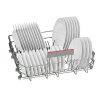 Bosch SMS4HMI05E inox, programok száma: 6, szabadonálló, 14 terítékes mosogatógép