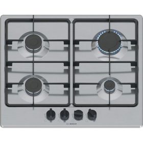   Bosch PGP6B5K60 inox, beépíthető, gáz, főzőzóna:4, beépíthető méret: 58,2cm, főzőlap