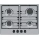 Bosch PGP6B5K60 inox, beépíthető, gáz, főzőzóna:4, beépíthető méret: 58,2cm, főzőlap