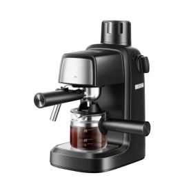   TOO CM-800-B Eszpresszó kávéfőző tejhabosítóval és kávékiöntővel, 3,5 bar, 800W, fekete-rozsdamentes