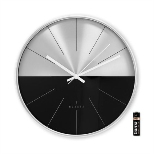 Hama 00185879 SICILY 30cm szürke-fekete falióra