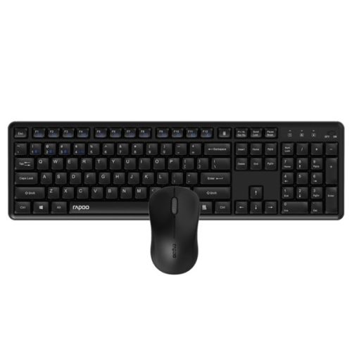 Rapoo 229634 M8150 vezeték nélküli fekete billentyűzet + egér