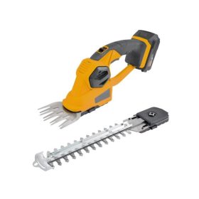   Riwall akkumulátoros RASH 2020 SET 20 V-os (akkuval és töltővel) fű és sövényvágó olló