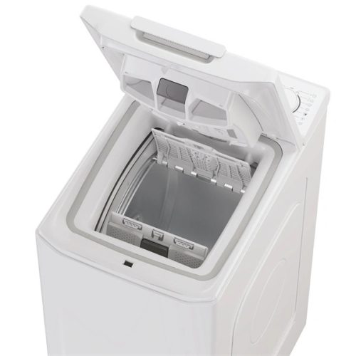 Candy TCAS465D3-S fehér, felültöltős, max.: 1400 ford., 6kg mosógép