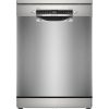 Bosch SMS6ZCI10E inox, szabadonálló, programok száma:6, 14 terítékes mosogatógép