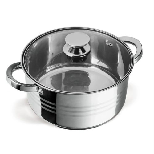 TOO LP-7170 prémium rozsdamentes 6 darabos edénykészlet, 7,2 liter+10 liter+13,3 liter fazék/lábas+fedők