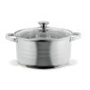 TOO LP-7170 prémium rozsdamentes 6 darabos edénykészlet, 7,2 liter+10 liter+13,3 liter fazék/lábas+fedők
