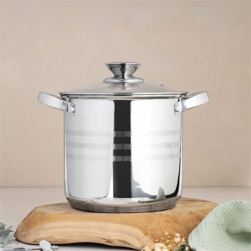 TOO LP-7171 prémium rozsdamentes 6 darabos edénykészlet, 4,3 liter+5,6 liter+7,2 liter fazék/lábas+fedők