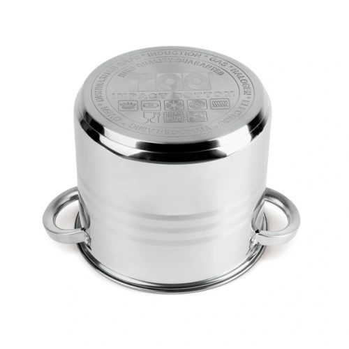 TOO LP-7173 prémium rozsdamentes 6 darabos edénykészlet, 9 liter+11,1 liter+17,5 liter fazék/lábas+fedők