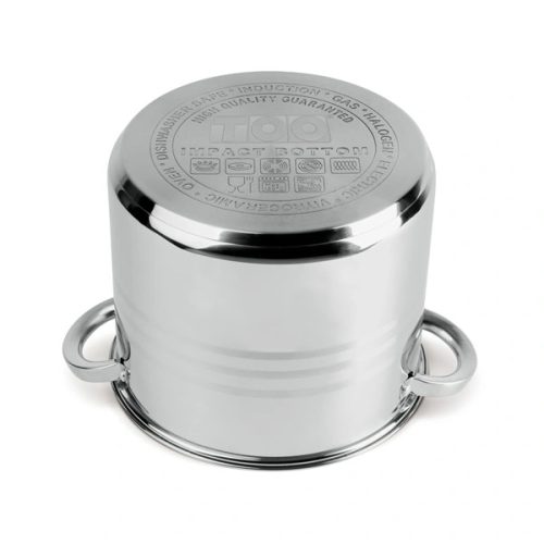 TOO LP-7173 prémium rozsdamentes 6 darabos edénykészlet, 9 liter+11,1 liter+17,5 liter fazék/lábas+fedők