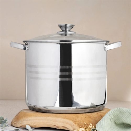 TOO LP-7173 prémium rozsdamentes 6 darabos edénykészlet, 9 liter+11,1 liter+17,5 liter fazék/lábas+fedők