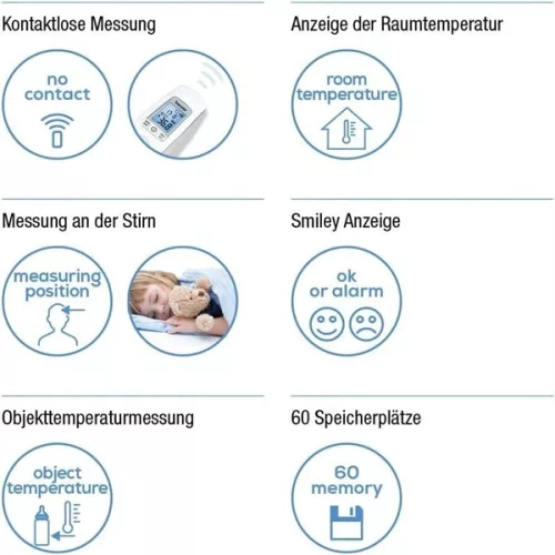 Beurer FT90 érintés nélküli lázmérő