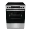 Gorenje GECS6C70XPA inox-fekete, szabdonálló, kerámialapos, főzőzóna:4, sütőtér:71L, tűzhely
