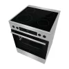 Gorenje GECS6C70XPA inox-fekete, szabdonálló, kerámialapos, főzőzóna:4, sütőtér:71L, tűzhely