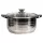 TOO LP-7170-7L prémium rozsdamentes edény 7,2 liter fazék/lábas+fedő 26 x 14cm
