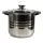 TOO LP-7171-5L prémium rozsdamentes edény  5,6 liter fazék/lábas+fedő 20 x 18cm