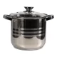 TOO LP-7171-5L prémium rozsdamentes edény  5,6 liter fazék/lábas+fedő 20 x 18cm