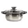 TOO LP-7172-2L prémium rozsdamentes edény  2,3 liter fazék/lábas+fedő 18 x 9cm