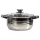 TOO LP-7172-4L prémium rozsdamentes edény  4,2 liter fazék/lábas+fedő 22 x 11cm