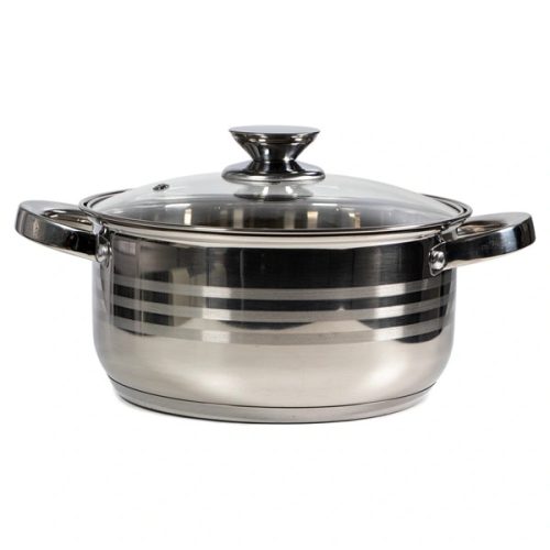 TOO LP-7172-4L prémium rozsdamentes edény  4,2 liter fazék/lábas+fedő 22 x 11cm