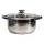 TOO LP-7172-5L prémium rozsdamentes edény  5,8 liter fazék/lábas+fedő 24 x 13cm