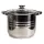 TOO LP-7173-9L prémium rozsdamentes edény  9 liter fazék/lábas+fedő 24 x 20cm