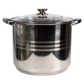   TOO LP-7173-17,5L prémium rozsdamentes edény 17,5 liter fazék/lábas+fedő 30 x 25cm