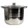 TOO LP-7173-17,5L prémium rozsdamentes edény 17,5 liter fazék/lábas+fedő 30 x 25cm