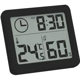   TOO WS-301-B hőmérséklet és páratartalom kijelzéssel fekete időjárás állomás