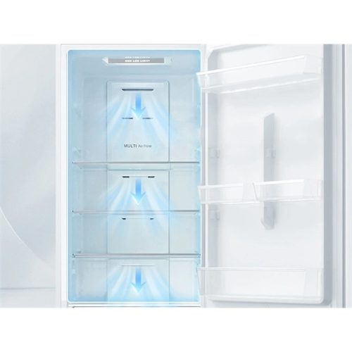 Midea MDRB489FGE01OE fehér, alulfagyasztós, Hűtő: 247L, Fagyasztó:83L, No frost hűtőszekrény